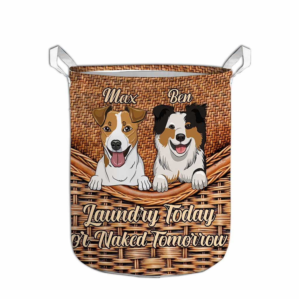 Laundry Today - Personalized Dog Laundry Basket