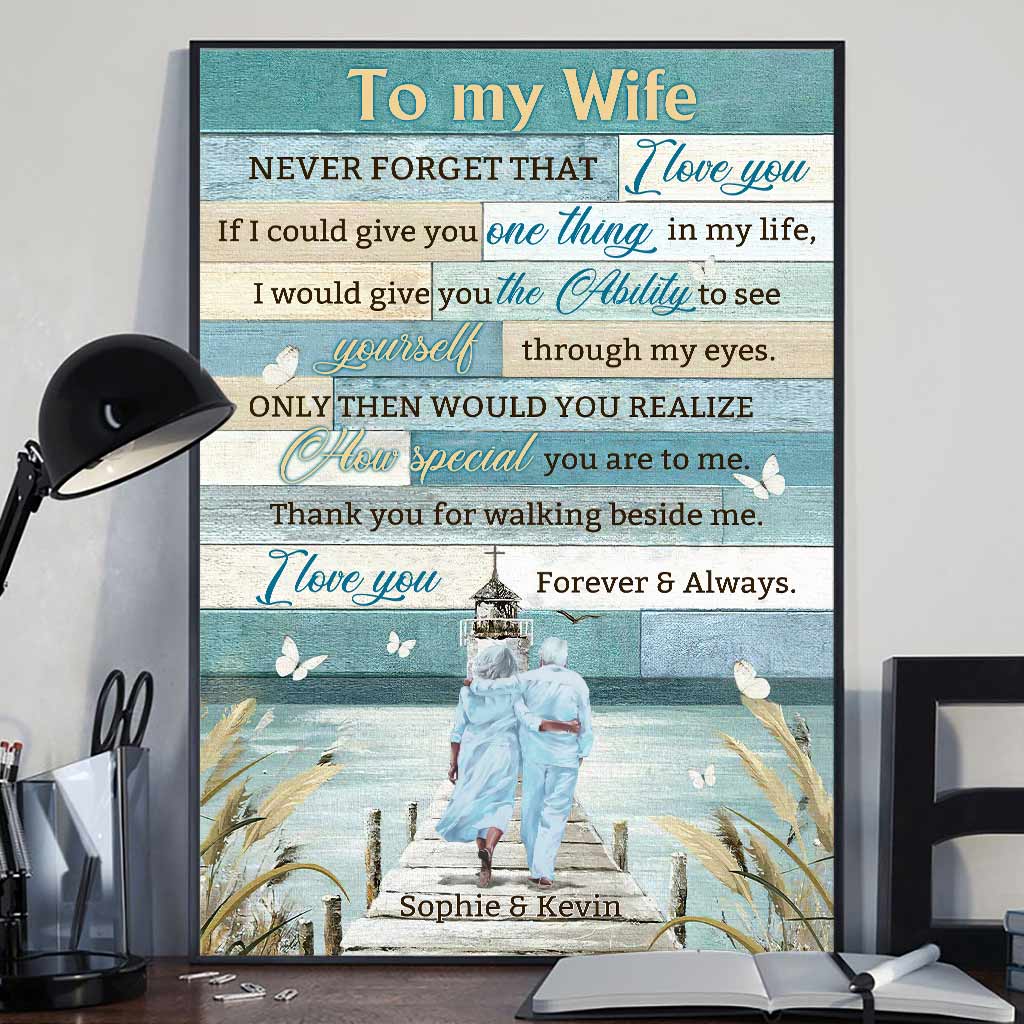 Disover I Love You Forever And Always - Personalized Couple Poster