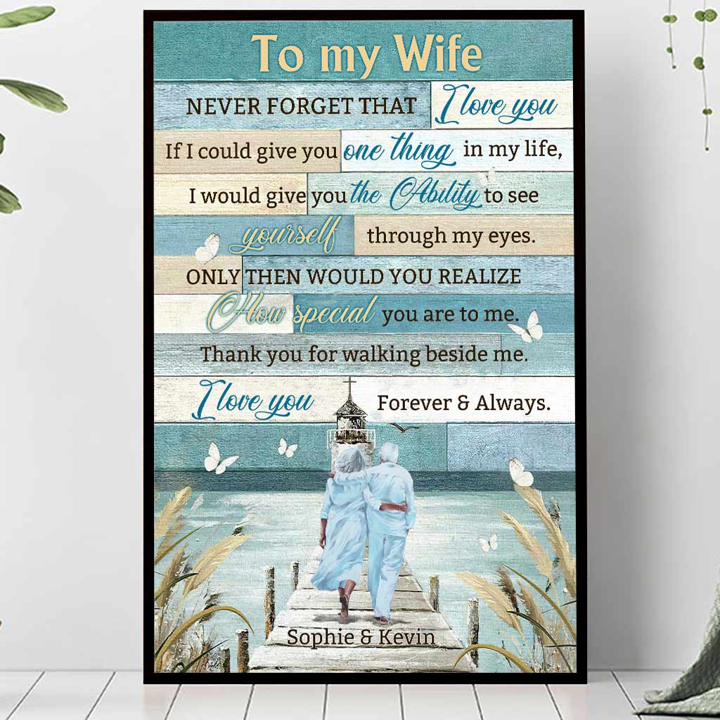 Discover I Love You Forever And Always - Personalized Couple Poster