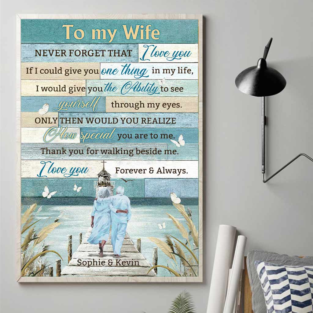 Discover I Love You Forever And Always - Personalized Couple Poster