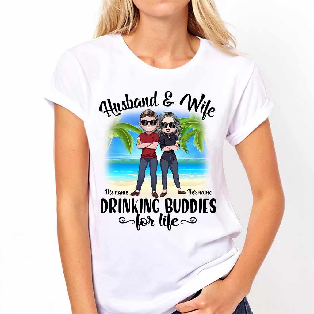 Husband And Wife - Personalized Couple T-shirt and Hoodie