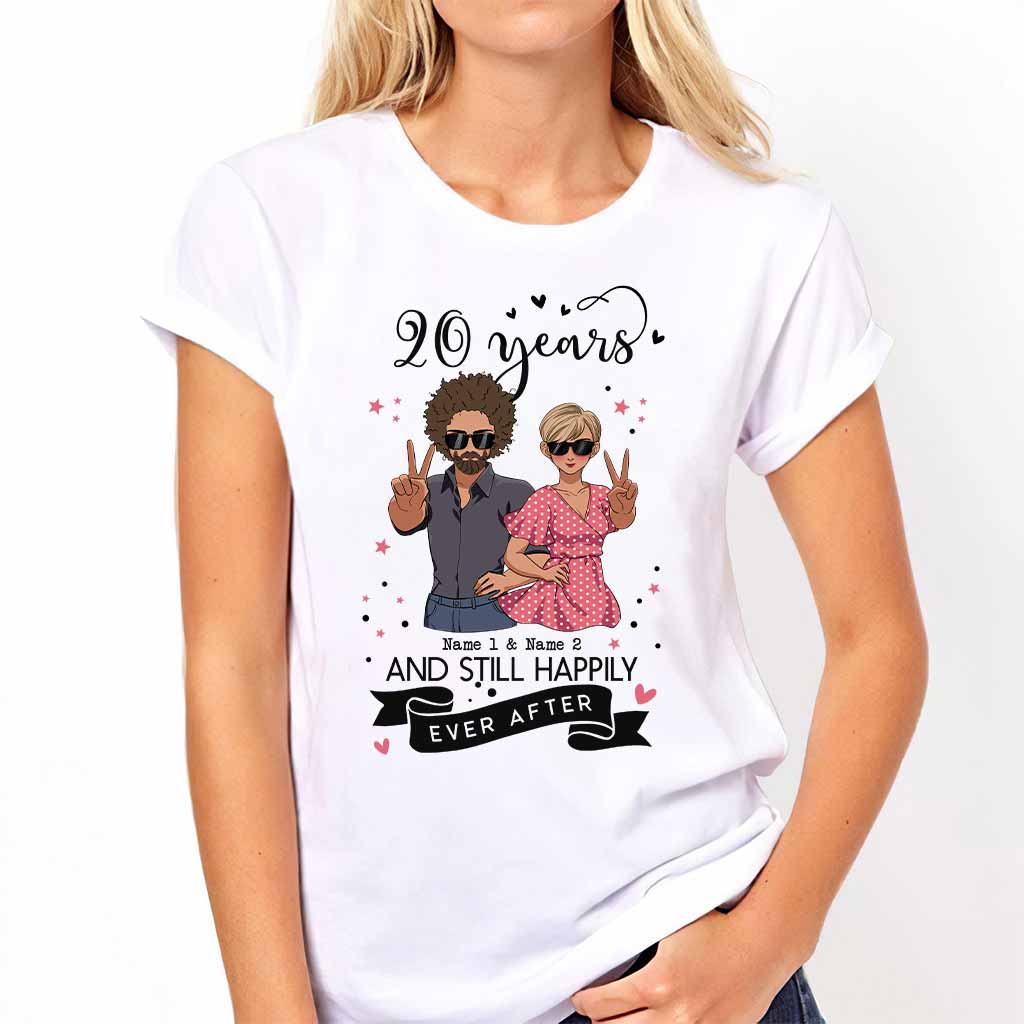 Still Happily Ever After Personalized Couple Custom T-Shirt