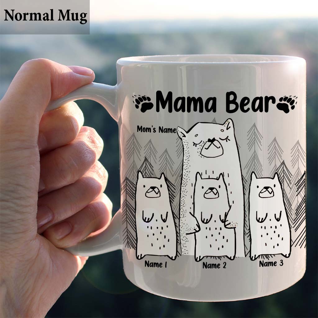 Mama Bear - Personalized Mother's day Mother Mug