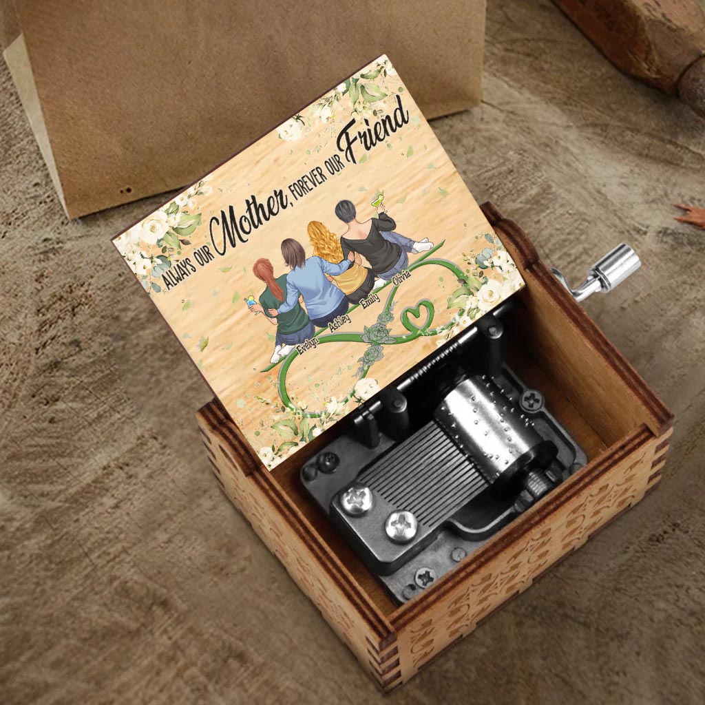 Always My Mother - Personalized Mother's Day Mother Hand Crank Music Box