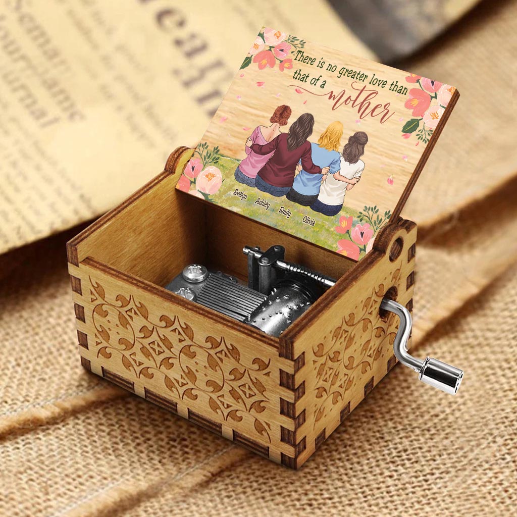 Greater Love - Personalized Mother's Day Mother Hand Crank Music Box