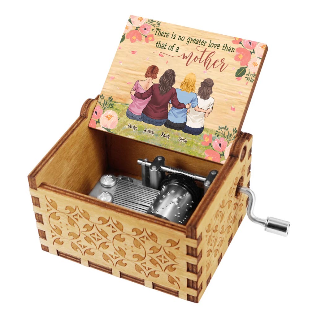 Greater Love - Personalized Mother's Day Mother Hand Crank Music Box