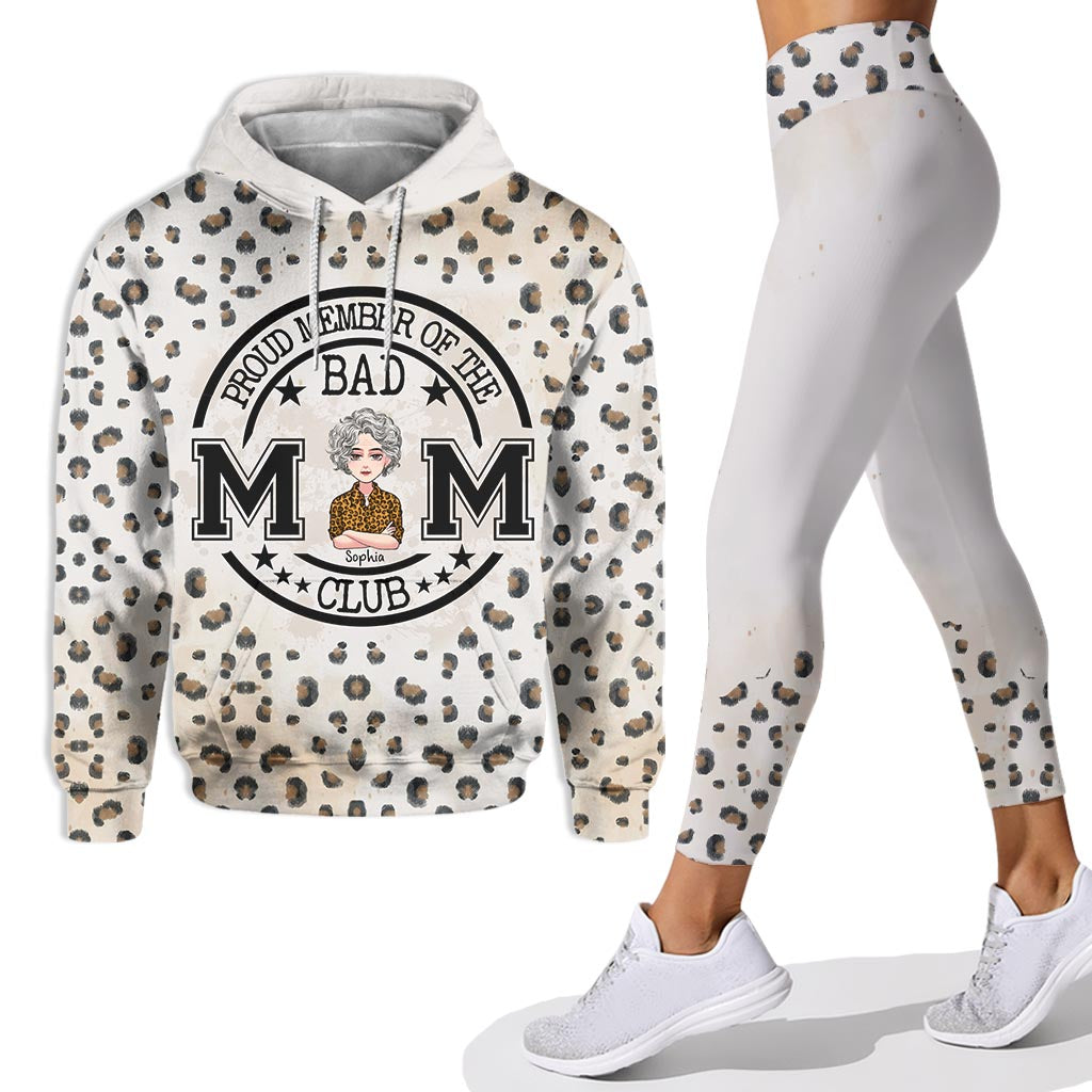 Pround Member Of The Bad Moms Club - Personalized Mother's Day Grandma Hoodie and Leggings