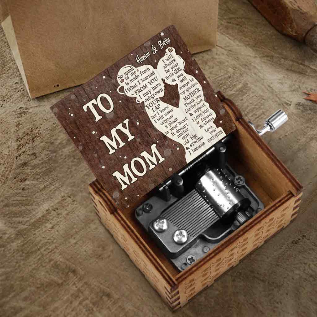 To My Mom - Personalized Mother's Day Mother Hand Crank Music Box