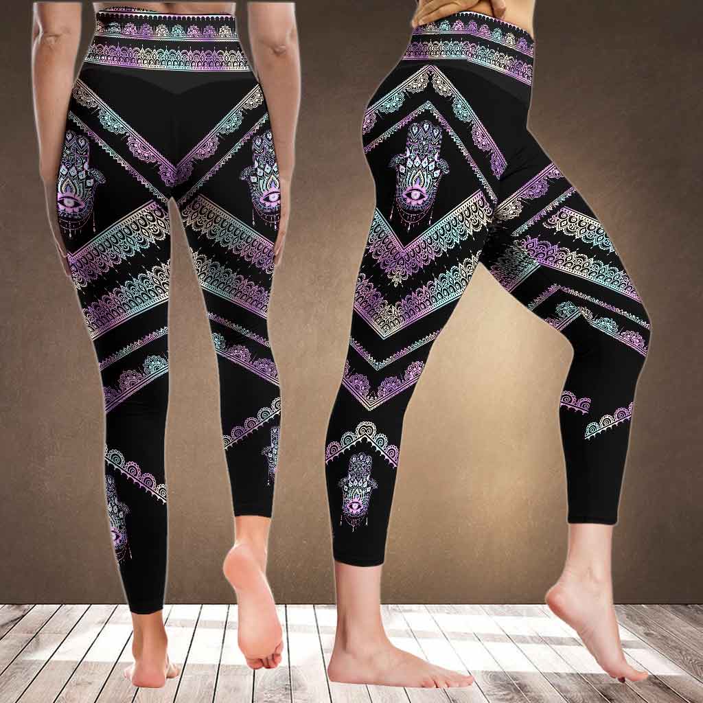 Namaste Hamsa Amulet Leggings