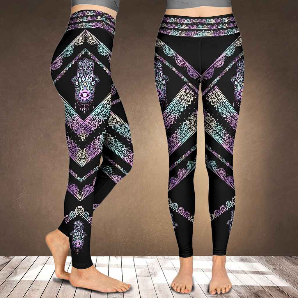 Namaste Hamsa Amulet Leggings