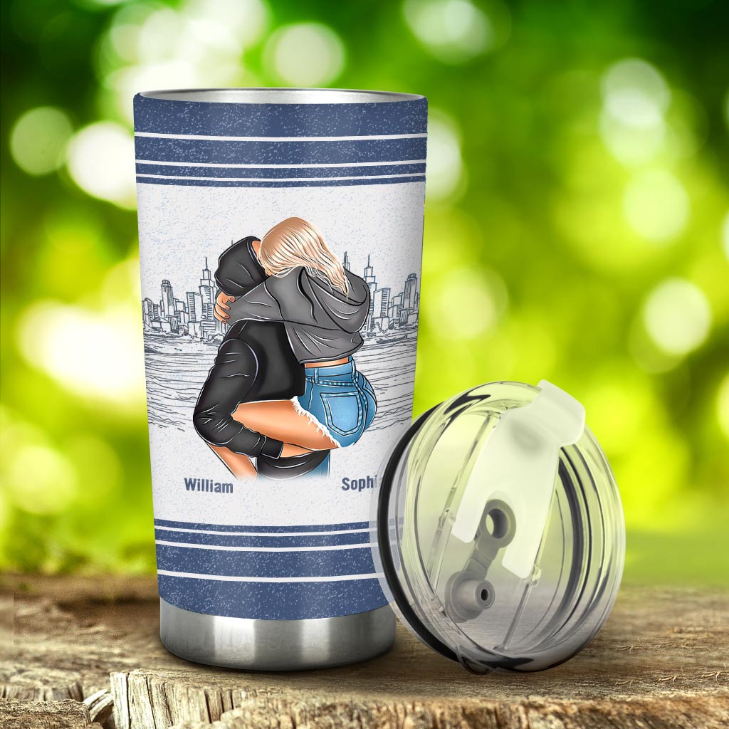 Promise To Always Be By Your Side - Personalized Couple Tumbler
