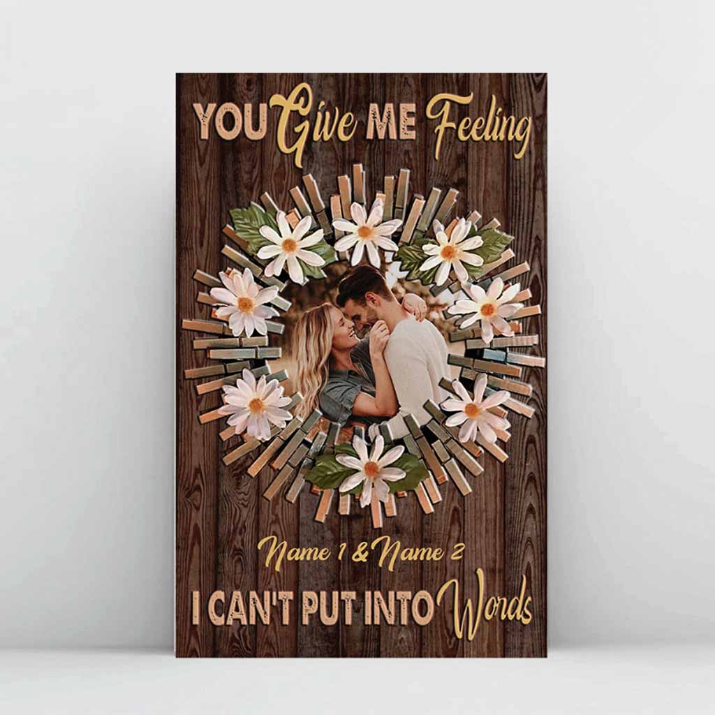 You Give Me - Personalized Couple Poster