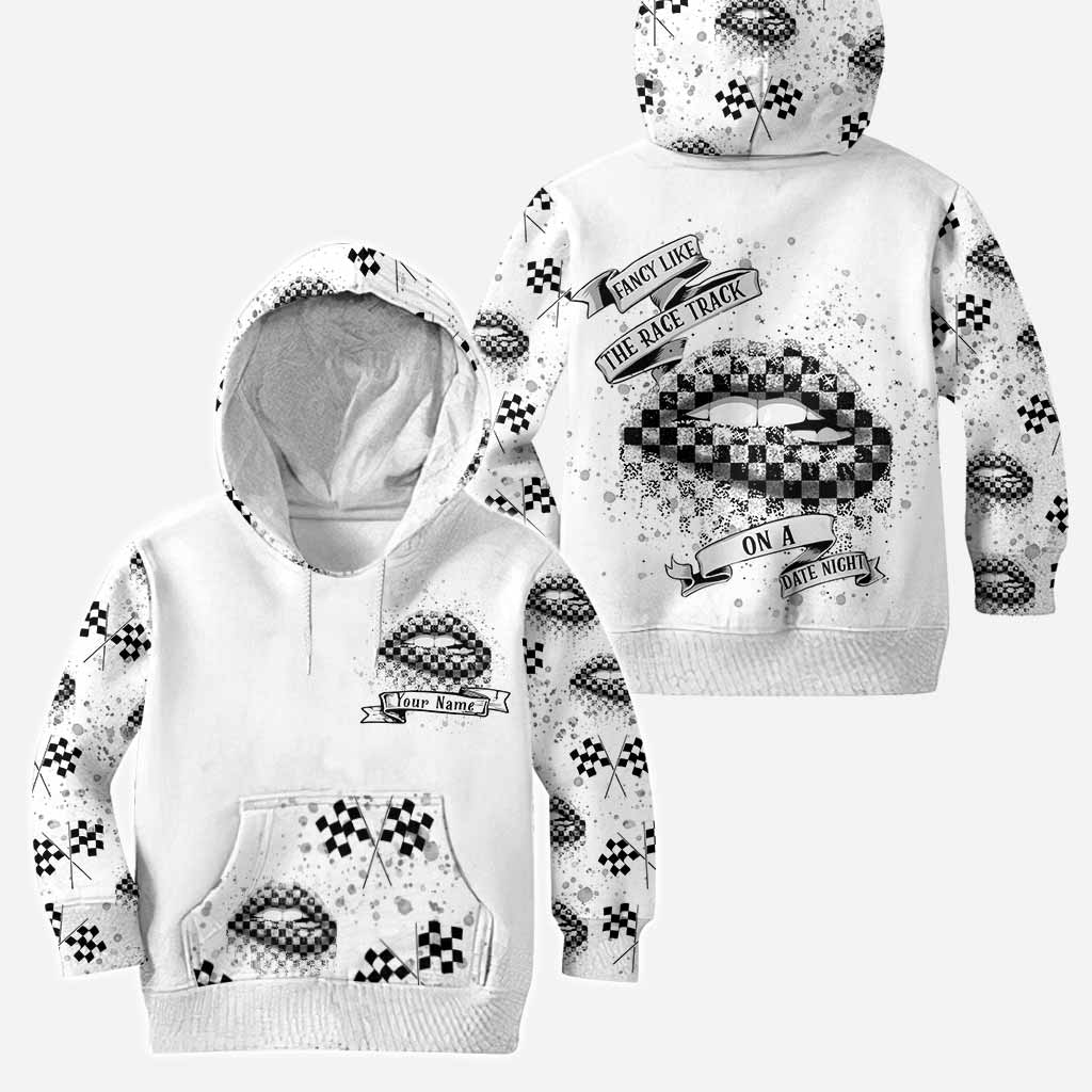 Fancy Like A Race Track - Personalized Racing Hoodie And Leggings