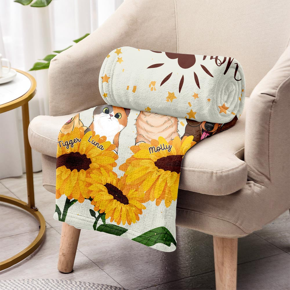 You're My Sunshine - Personalized Mother's Day Dog Blanket