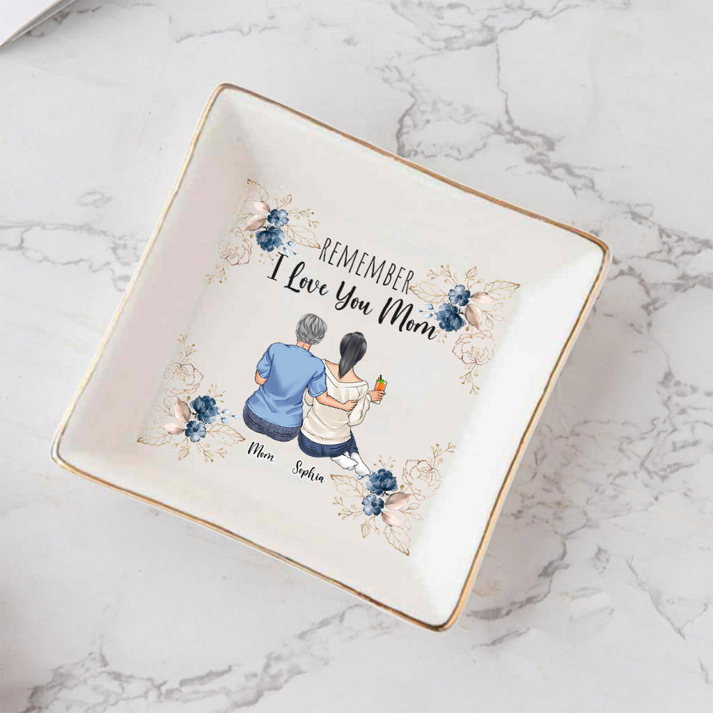 Mother And Daughter - Personalized Mother's Day Mother Jewelry Dish