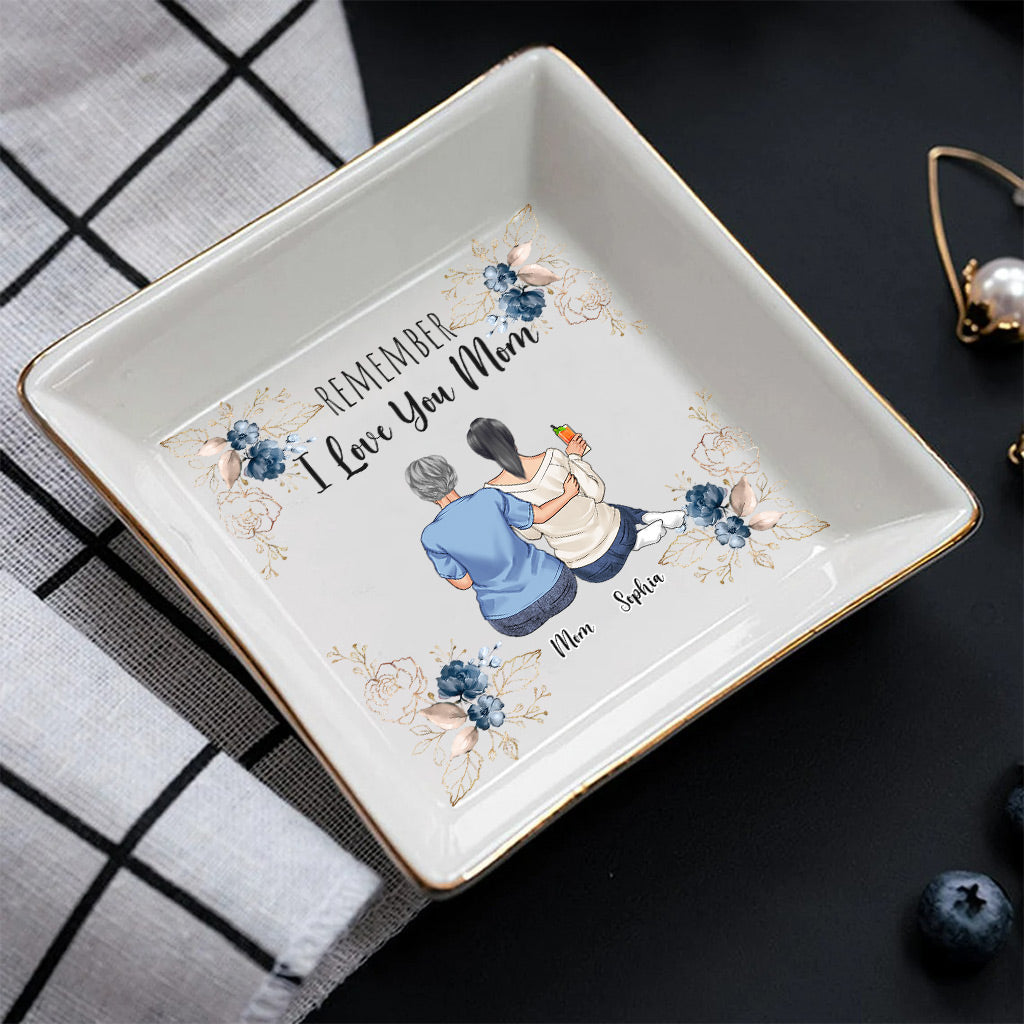 Mother And Daughter - Personalized Mother's Day Gift For Mom Jewelry Dish