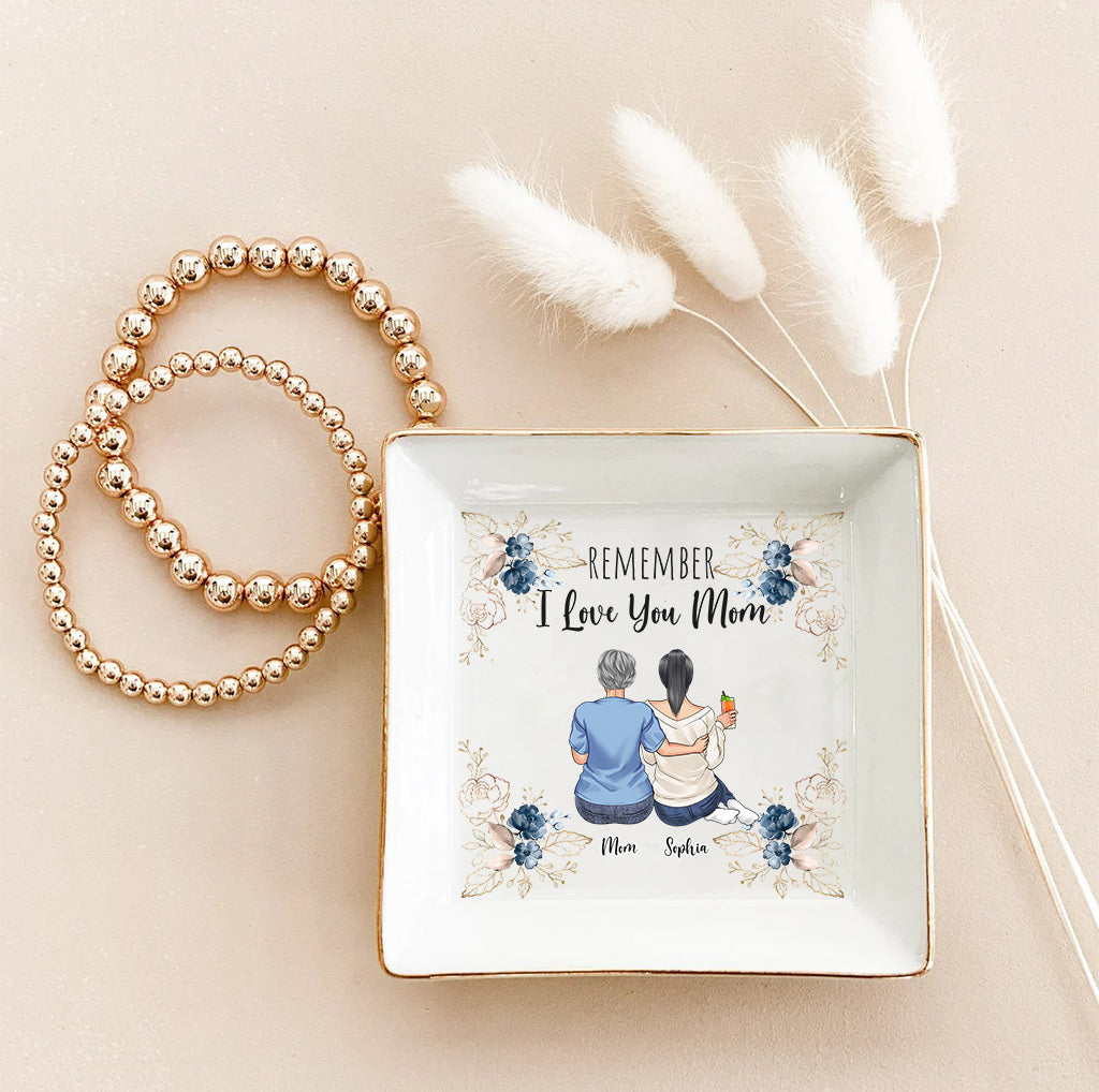 Mother And Daughter - Personalized Mother's Day Gift For Mom Jewelry Dish