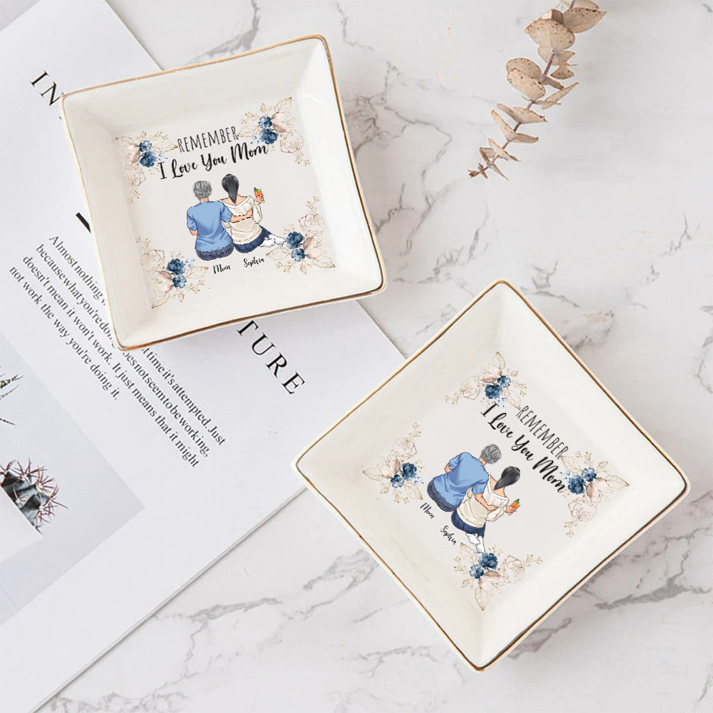 Mother And Daughter - Personalized Mother's Day Mother Jewelry Dish