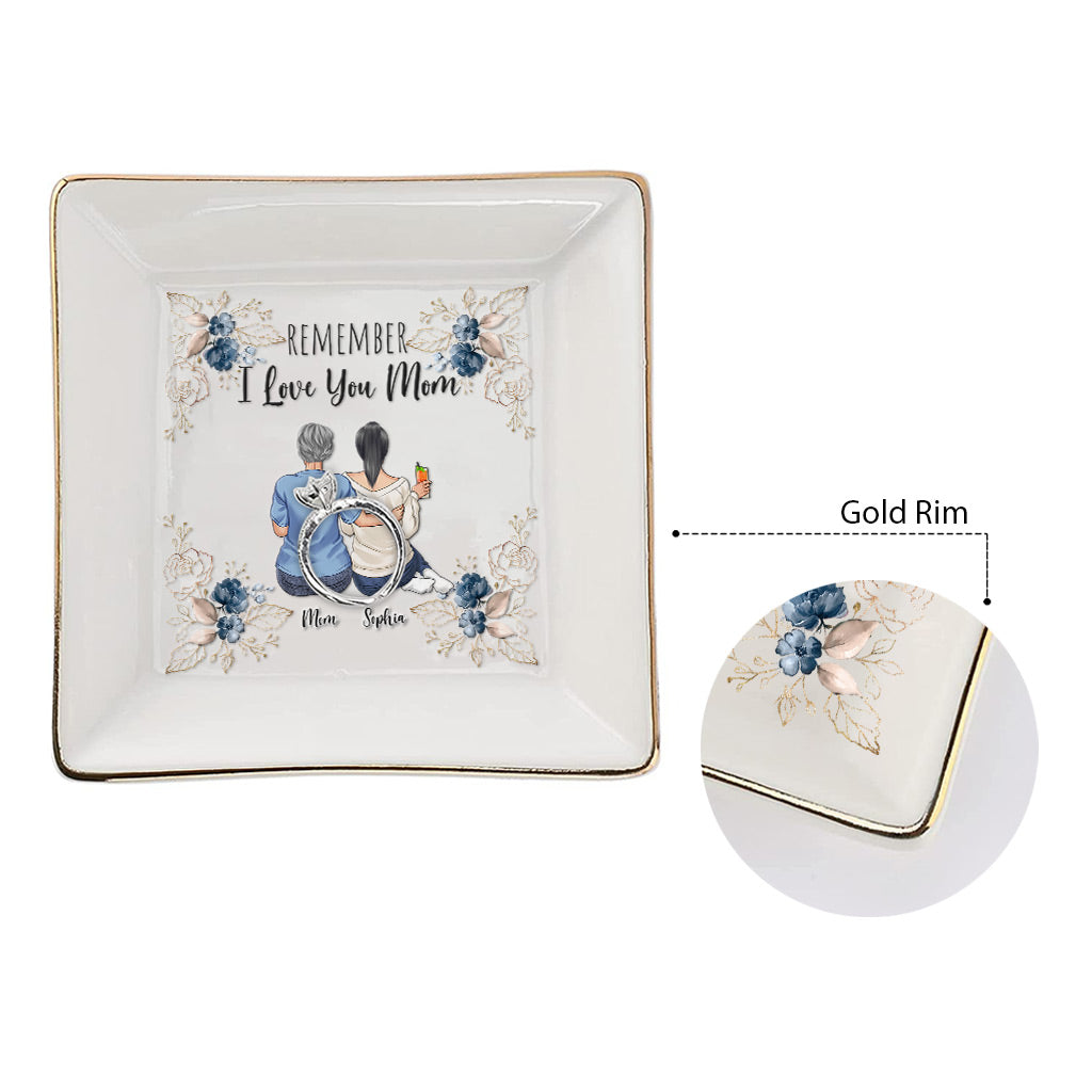 Mother And Daughter - Personalized Mother's Day Mother Jewelry Dish