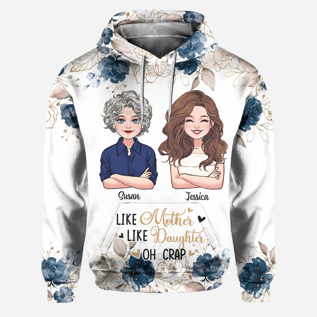 Mother And Daughter - Personalized Mother's Day Mother Hoodie and Leggings