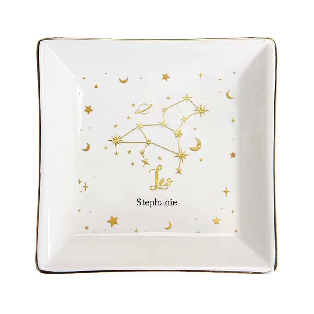 Shine Like A Star - Personalized Horoscope Jewelry Dish