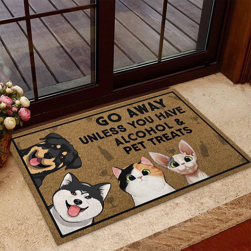 Go Away Unless You Have - Personalized Dog Doormat