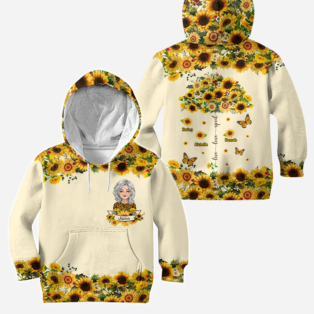 Travel Set - Personalized Mother's Day Grandma Hoodie and Leggings