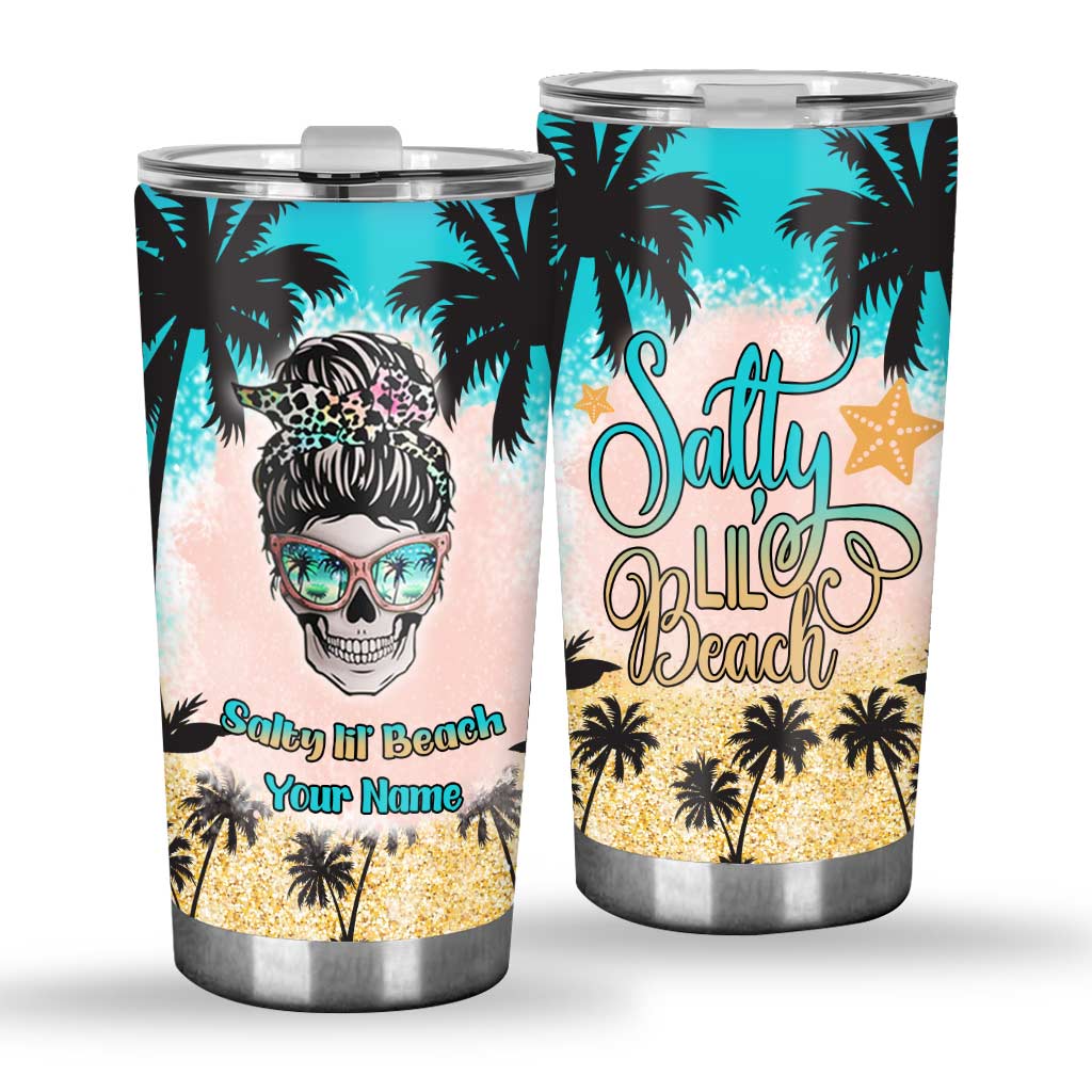 Salty Lil' Beach - Personalized Sea Lover Tumbler