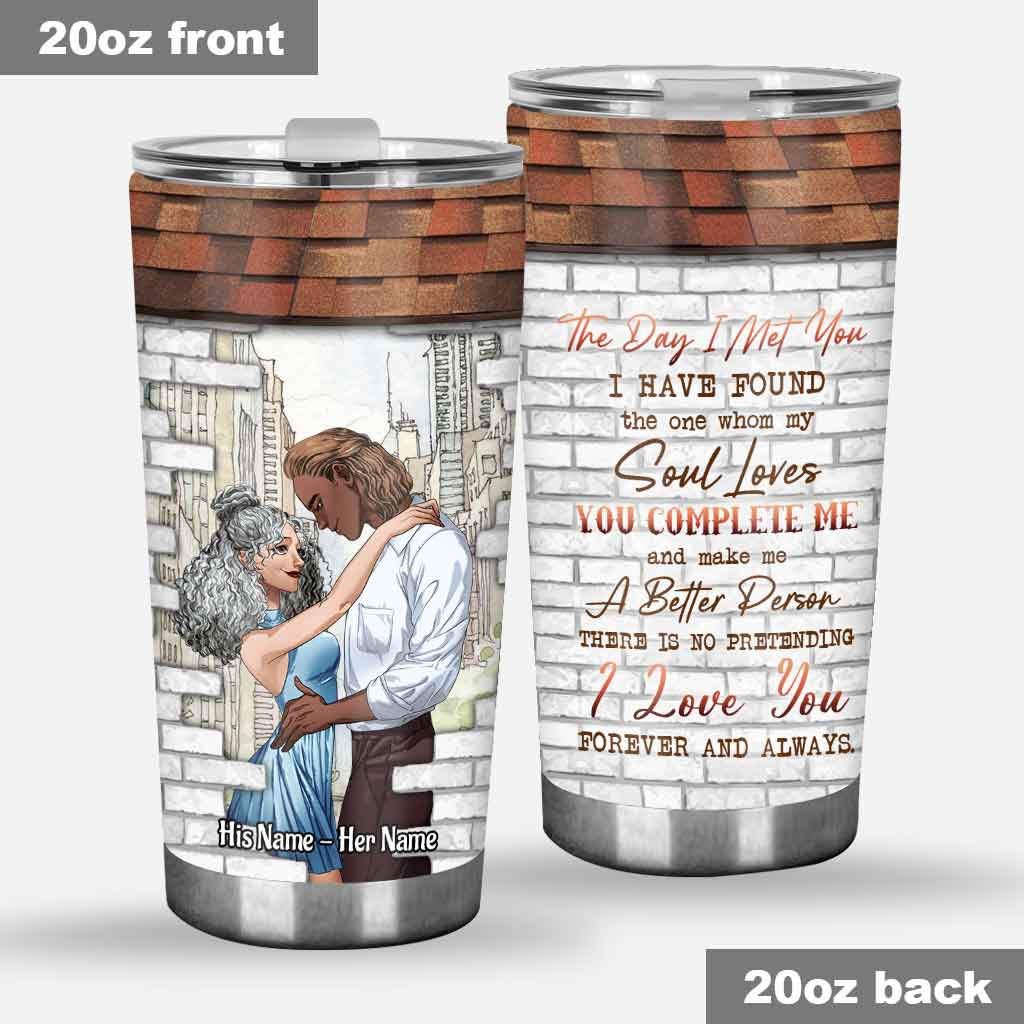 When We Get To The End - Personalized Couple Tumbler