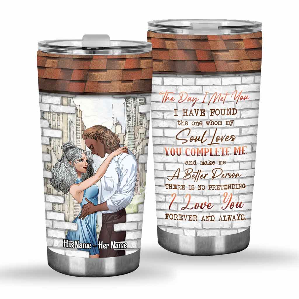 Disover When We Get To The End - Personalized Couple Tumbler