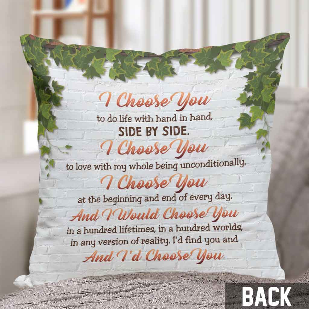 When We Get To The End - Personalized Couple Throw Pillow