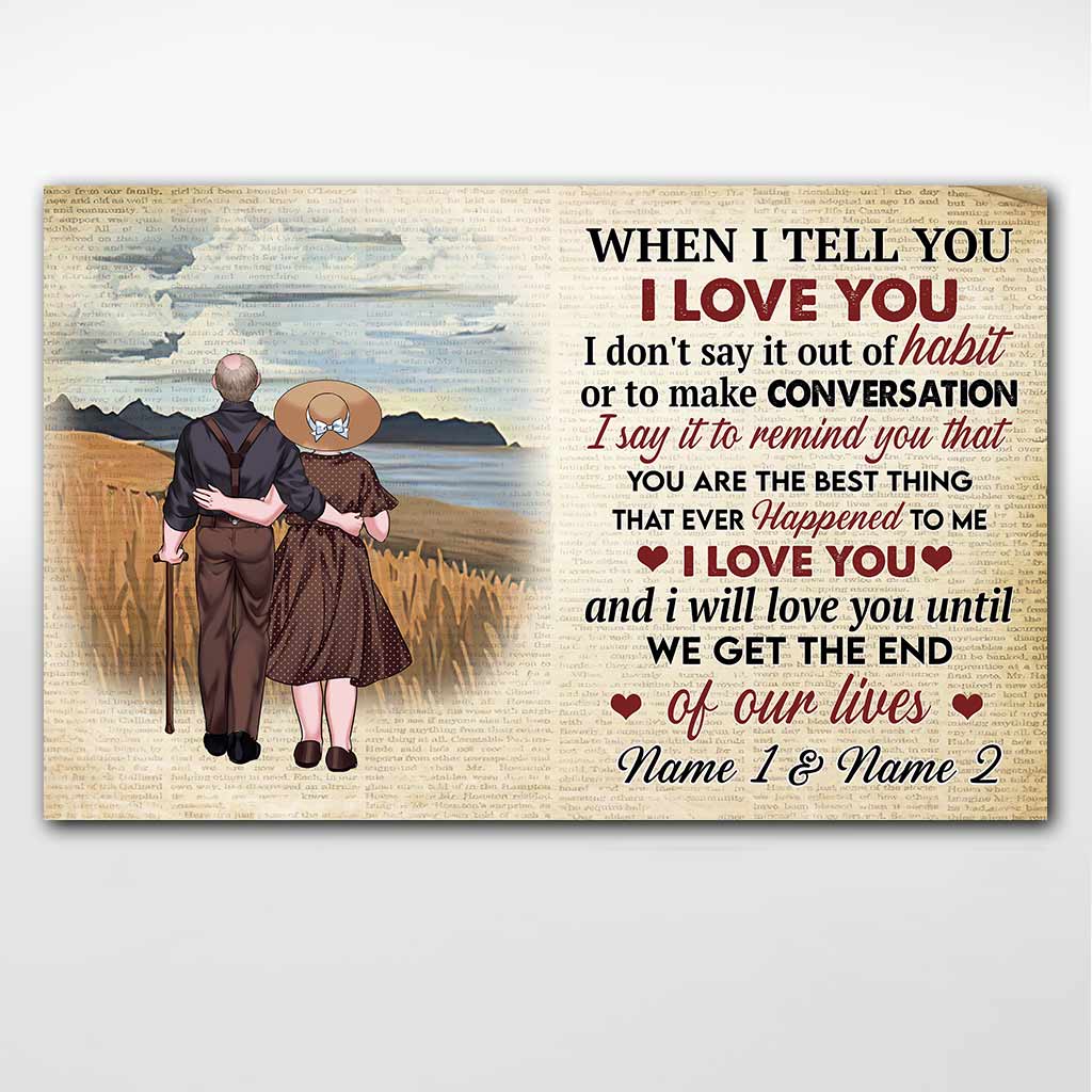 I Had You You Had Me - Personalized Couple Poster