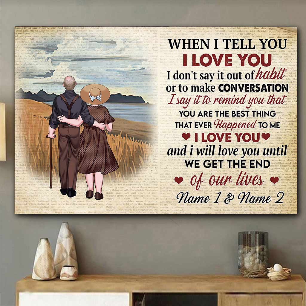 I Had You You Had Me - Personalized Couple Poster