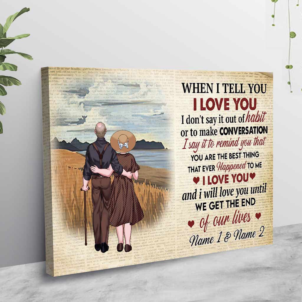 I Had You You Had Me - Personalized Couple Poster