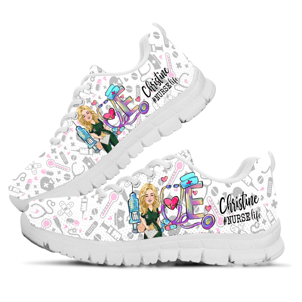 Nurse Life - Personalized Nurse Sneakers