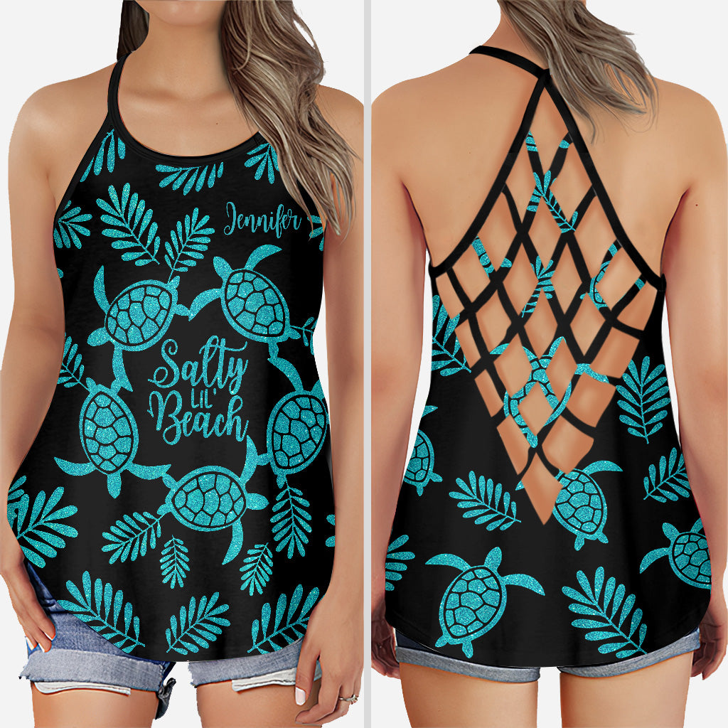 Love Turtles - Personalized Turtle Cross Tank Top