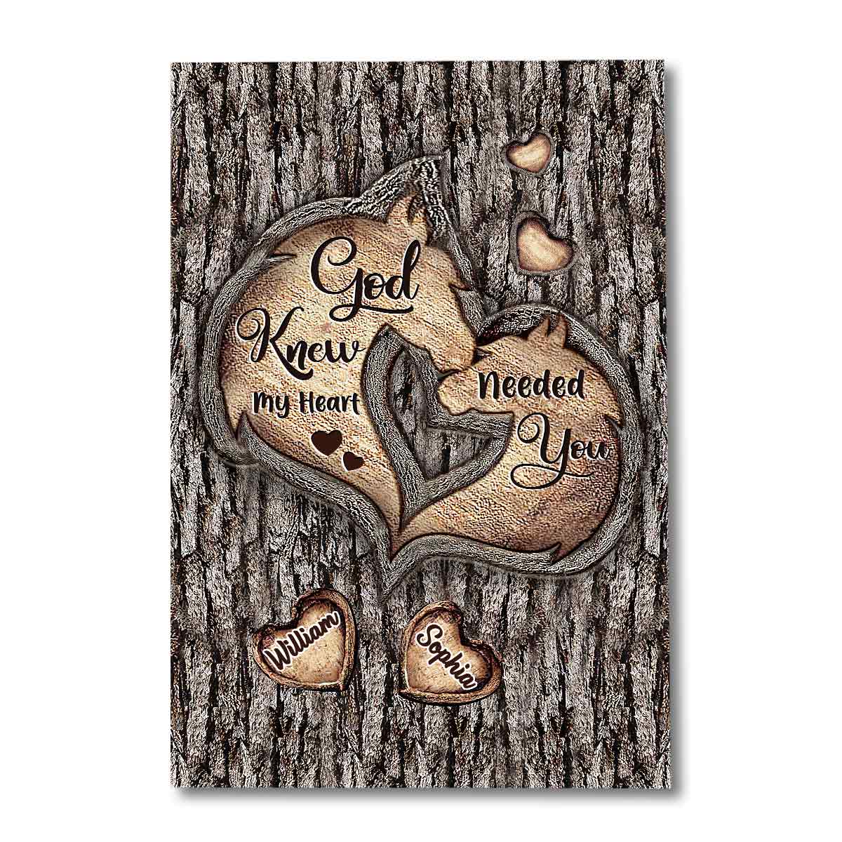 God Knew My Heart - Personalized Horse Canvas and Poster