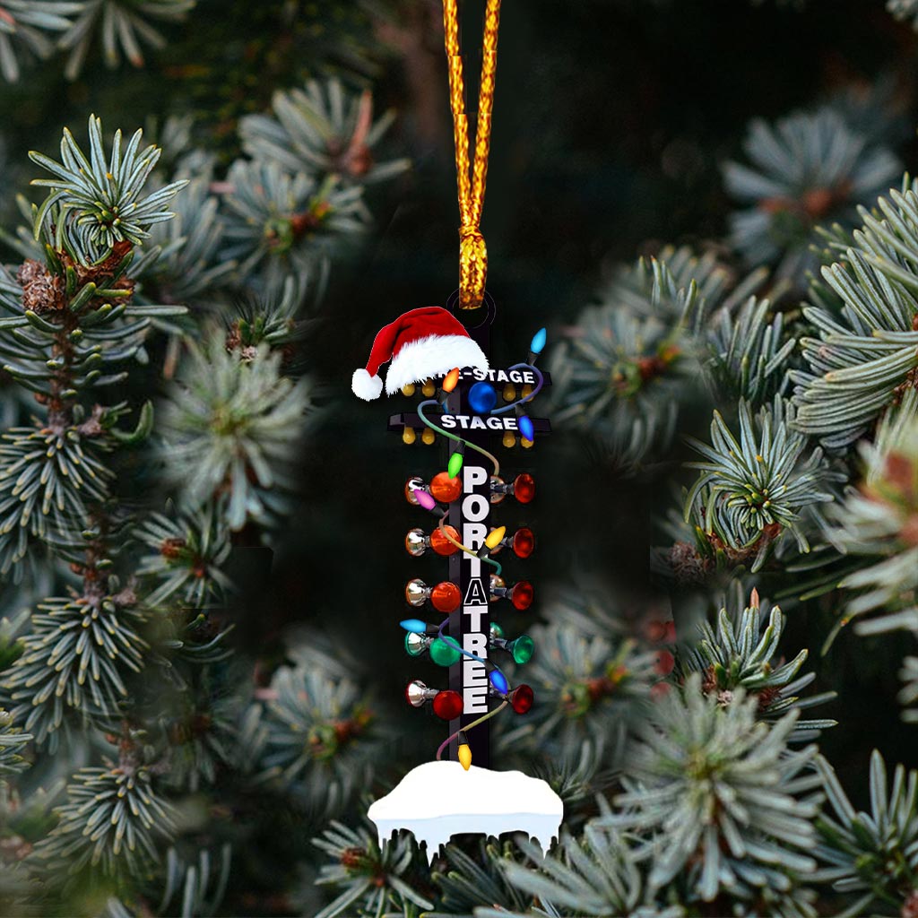 My Christmas Tree - Racing Ornament (Printed On Both Sides)