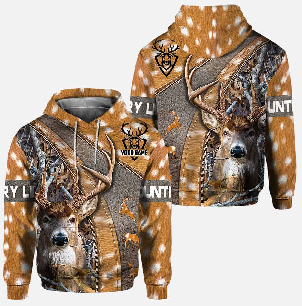 Country Life - Personalized Hunting Hoodie and Leggings With 3D Pattern Print
