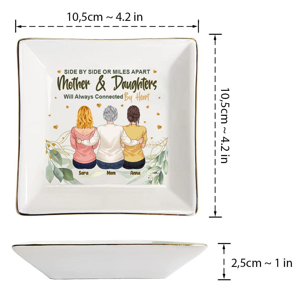 Side By Side - Personalized Mother's Day Mother Jewelry Dish