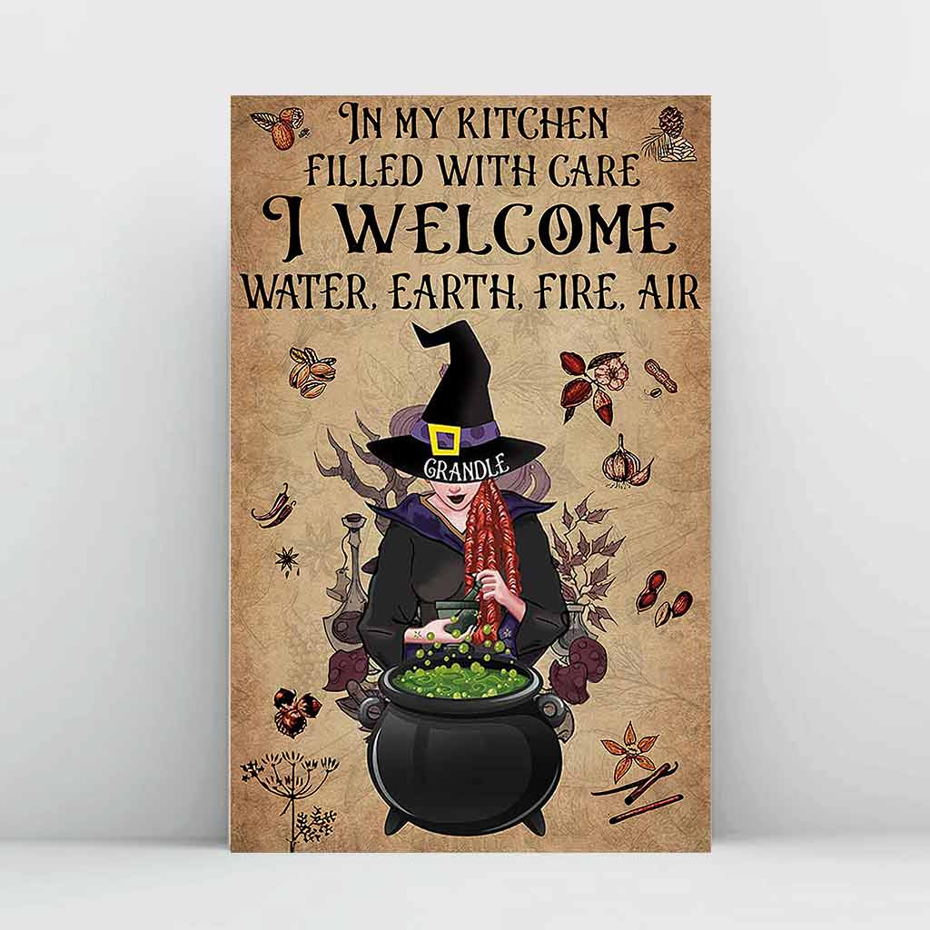 In My Kitchen - Witch Personalized Poster 082021