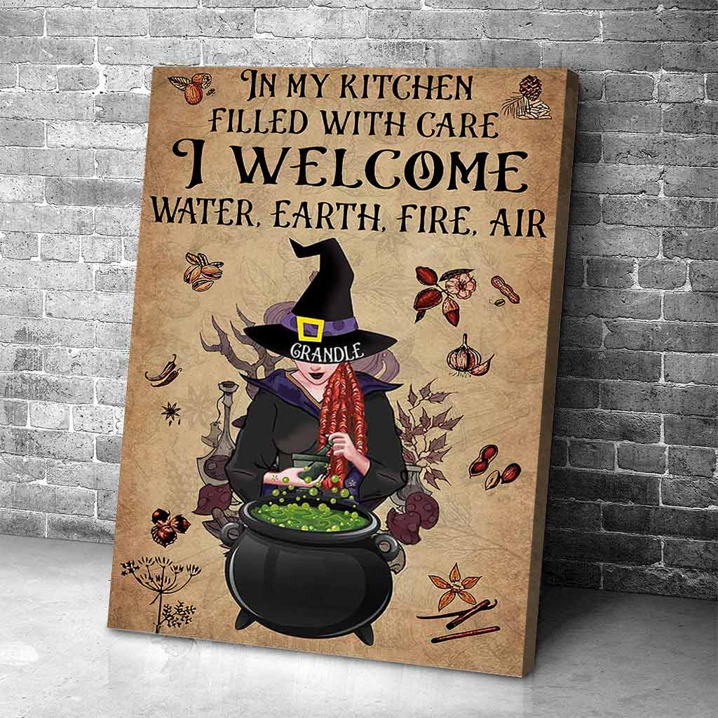 In My Kitchen - Witch Personalized Poster 082021