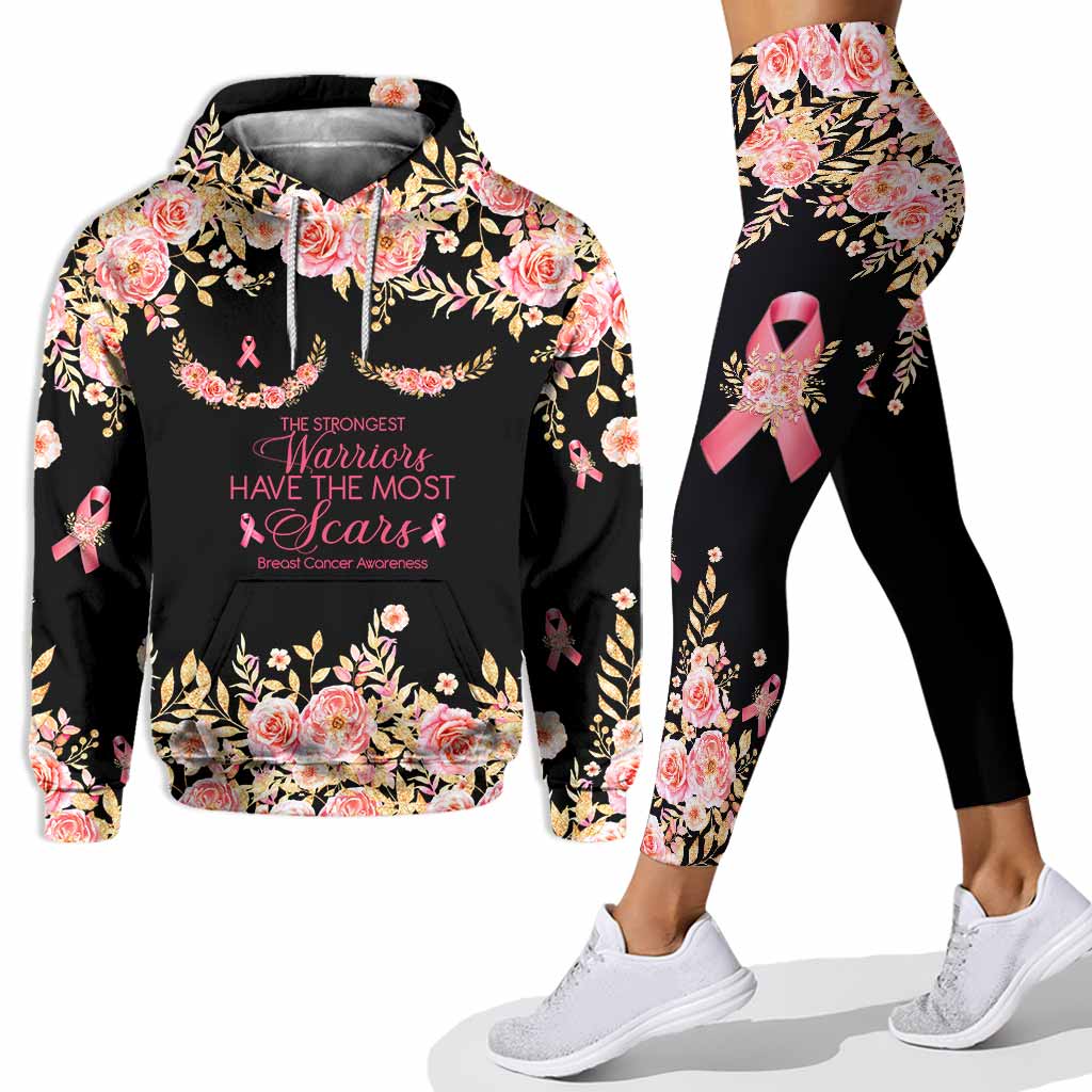 Breast Cancer Awareness Scars - Personalized Hoodie and Leggings