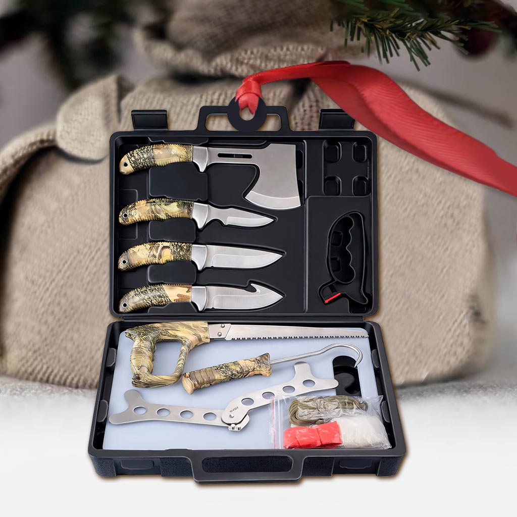 Hunting Knife Kit - Christmas Ornament (Printed On Both Sides)