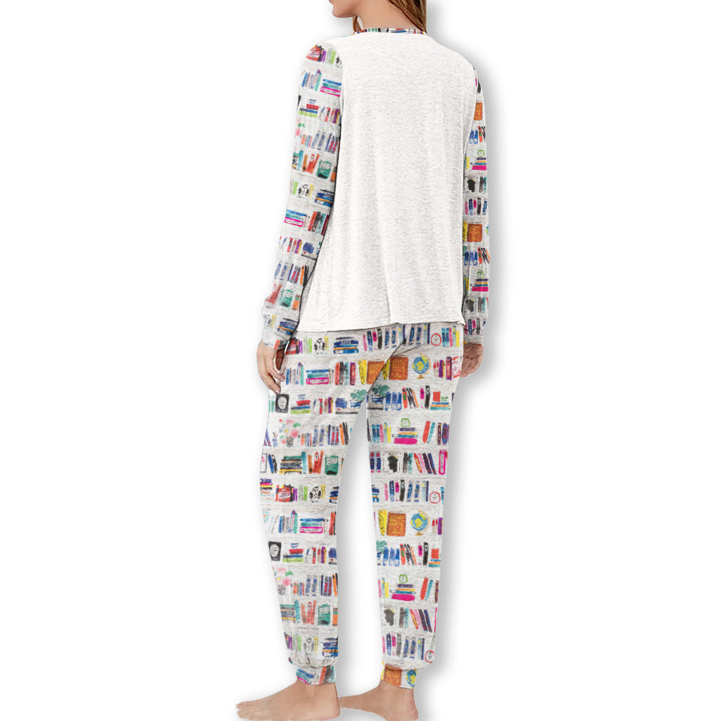 If It Involves Books And Pajamas Count Me In - Personalized Book Pajamas Set