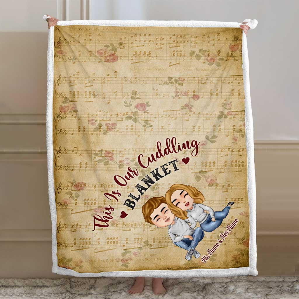 Together Is Always A Beautiful Place To Be - Personalized Couple Blanket