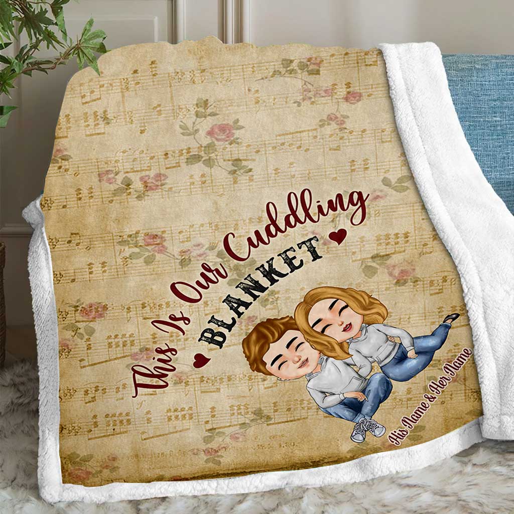 Together Is Always A Beautiful Place To Be - Personalized Couple Blanket