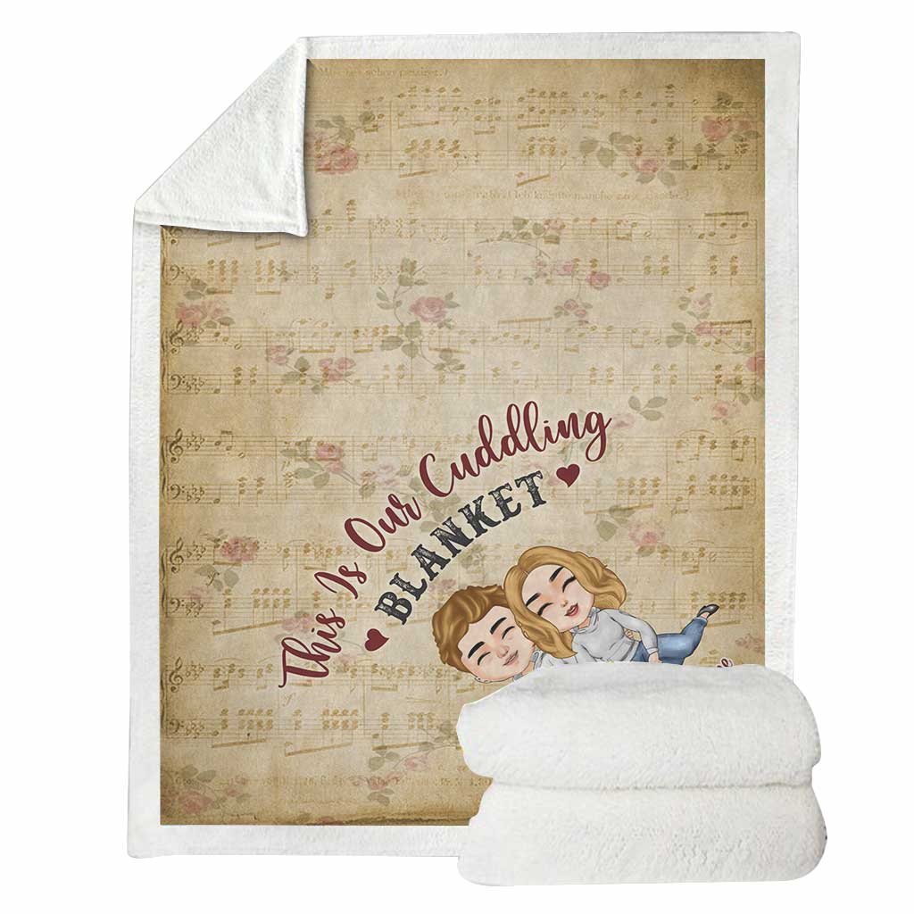 Together Is Always A Beautiful Place To Be - Personalized Couple Blanket