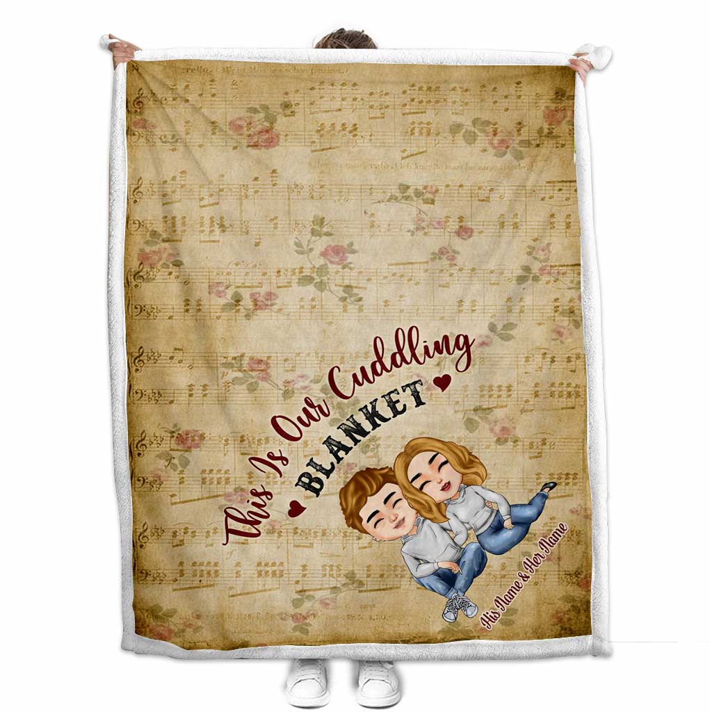 Together Is Always A Beautiful Place To Be - Personalized Couple Blanket