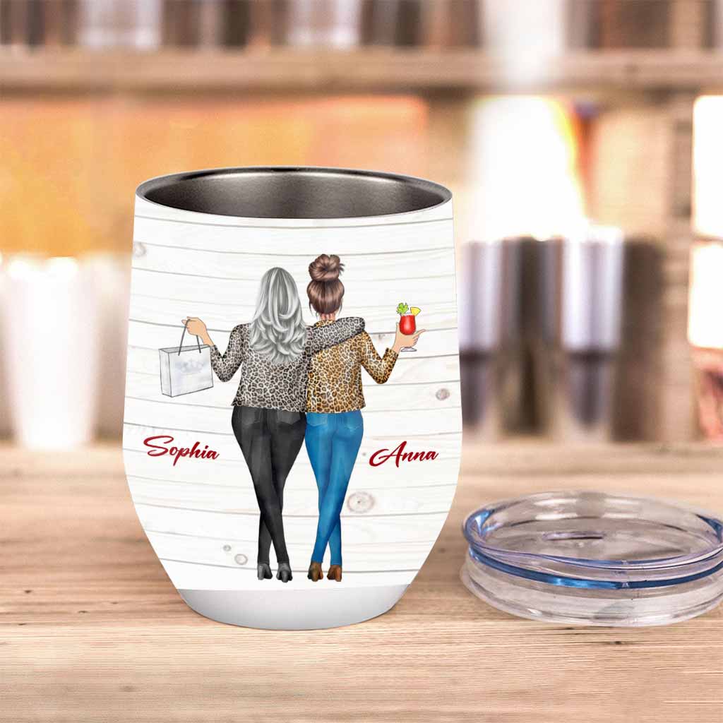 Mother Daughter Trip 2023 - Personalized Mother's Day Mother Wine Tumbler